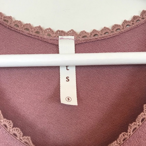 Mauve Babydoll Tank Top - Picture 5 of 6